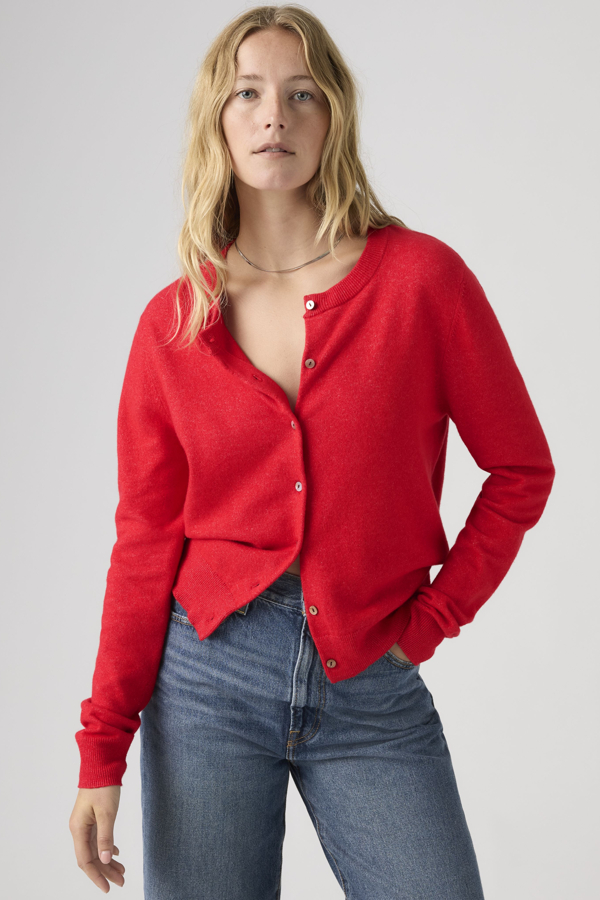 Levi's Supersoft Cardigan met ronde hals - Women's - XS -
