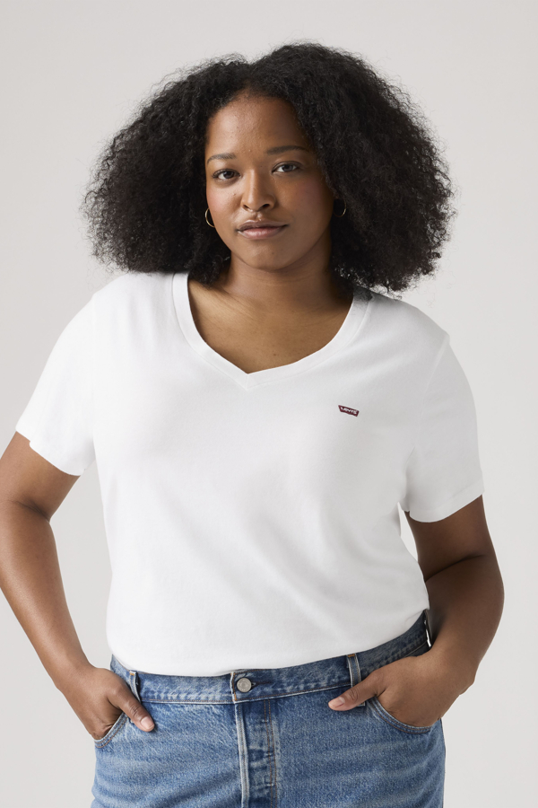 Levi's T shirt met V hals (grote maat) - Women's - 2X -