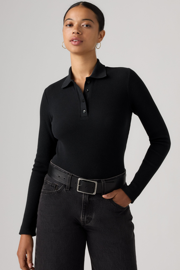 Levi's Rory Long Sleeve Polo - Women's - XS -