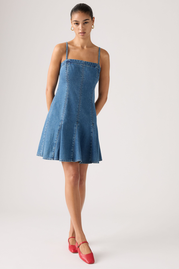 Levi's Denim Godet Lightweight jurk - Women's - S -