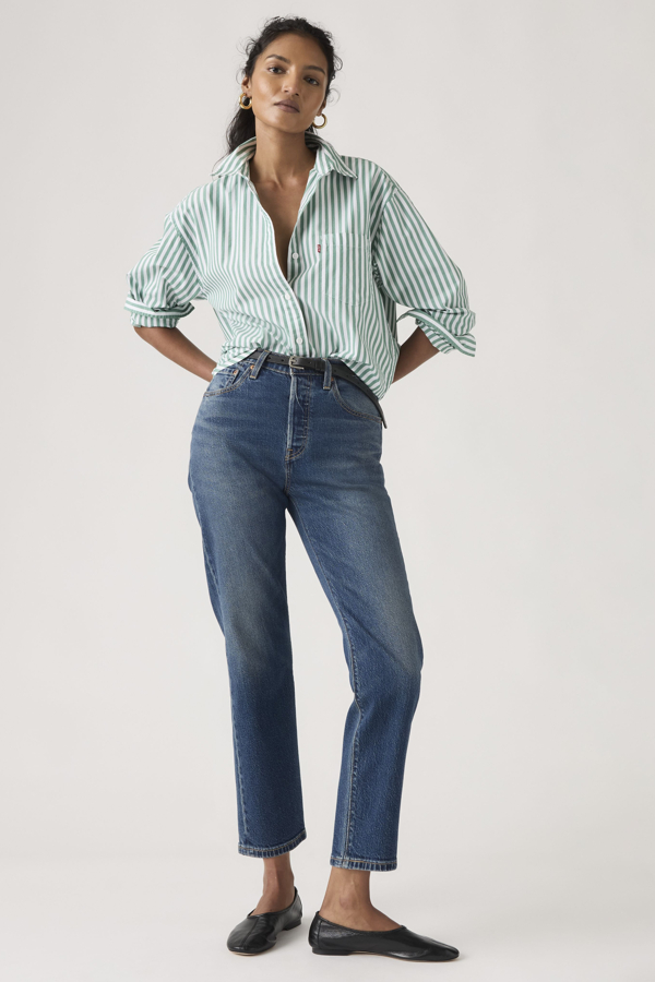 Levi's 501 Crop Lightweight jeans - Women's - 29X28 -