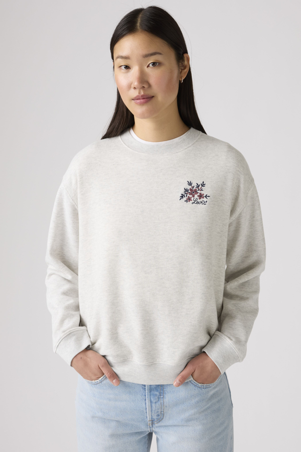 Levi's Everyday sweatshirt met ronde hals en print - Women's - S -