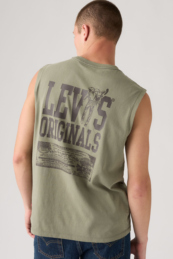 Levi's Muscle tanktop met print - Men's - M -