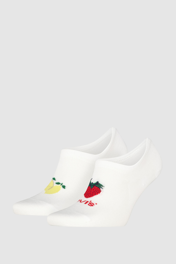 Levi's Footie Fruit Graphic Socks 2 pack - Men's - 43 -