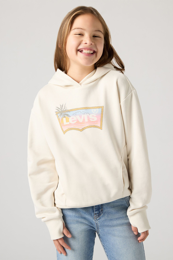 Levi's Teenager Ombre Batwing Oversized Hoodie - girl - 10A -
