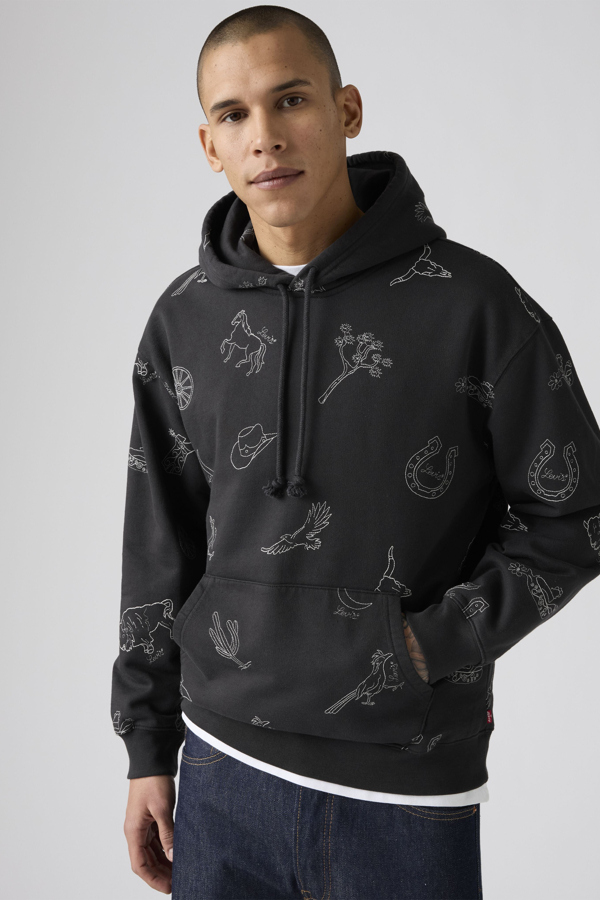 Levi's Relaxed Hoodie met print - Men's - M -