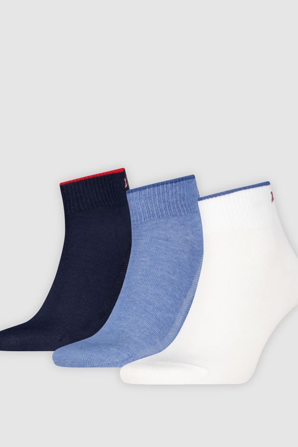 Levi's Coll halfhoge logosokken 3 paar - Women's - 35 -