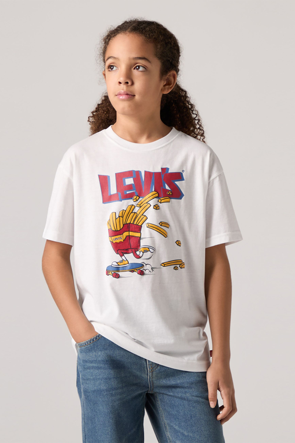Levi's Teenager Fries On The Loose Tee - Boy's - 12A -