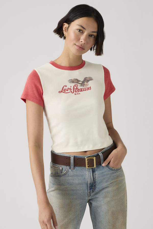 Levi's Essential Sporty T shirt met print - Women's - L -