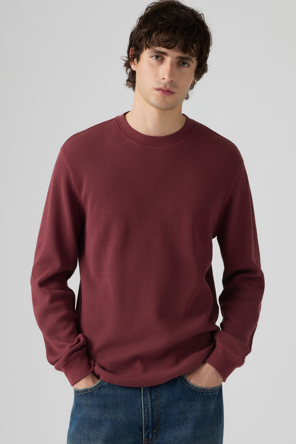 Levi's Standard Fit Thermal T shirt met lange mouwen - Men's - S -