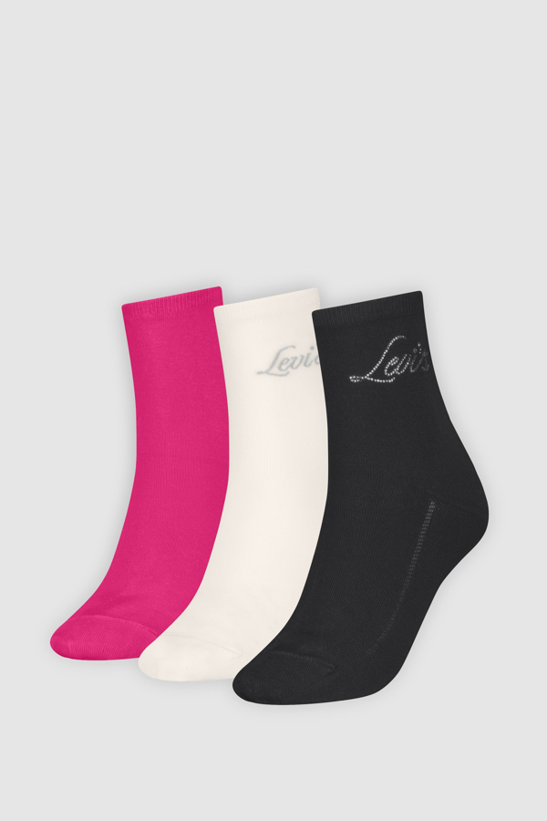 Levi's Short Cut Shine Star Socks 3 pack - Women's - One Size -