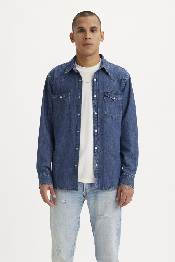 Levi's Classic Western Overhemd met Standaard Pasvorm - Men's - S -