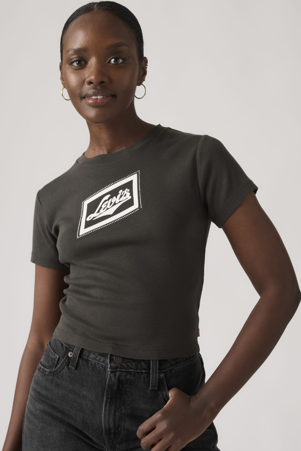 Levi's Essential Sporty T shirt met print - Women's - L -