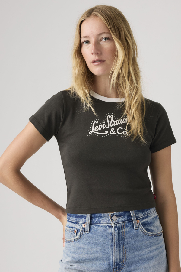 Levi's Essential Sporty T shirt met print - Women's - L -