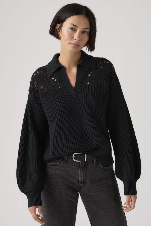 Levi's Bianca gehaakte polotrui - Women's - XS -