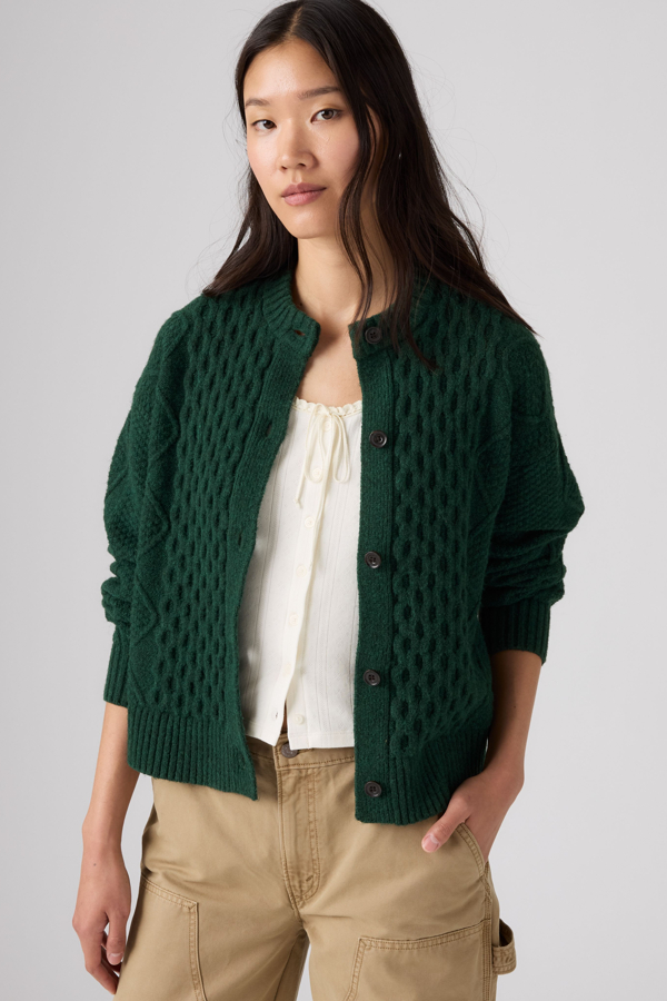 Levi's Charlotte Crewneck Cardigan - Women's - S -