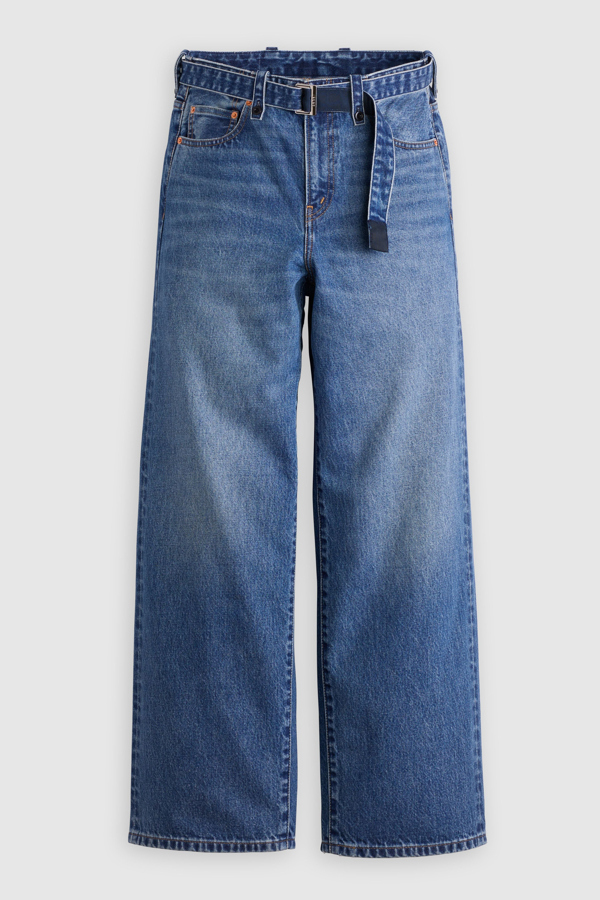 Levi's x sacai brede broek met riem - Men's - 32 - Medium wassing / Vintage