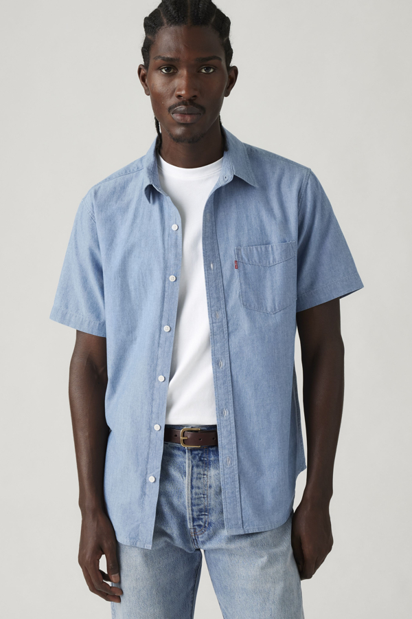 Levi's Classic Standard Fit overhemd met korte mouwen - Men's - S -