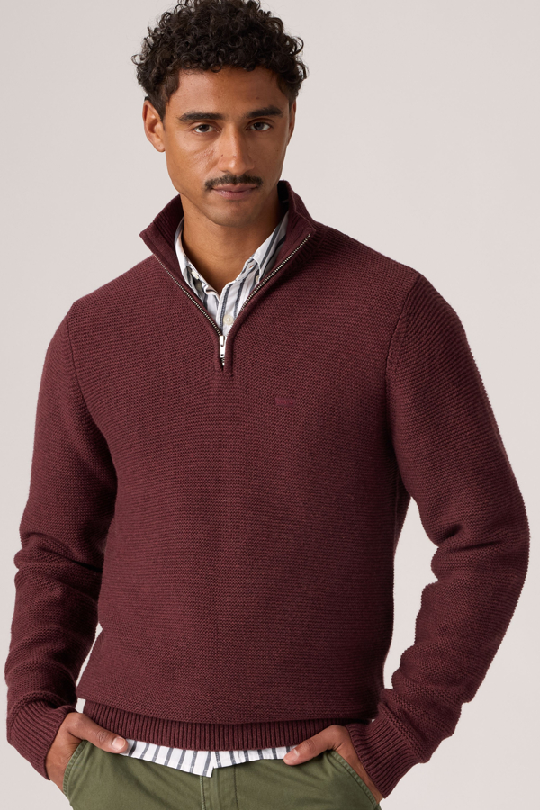 Levi's Housemark Quarter Zip Sweater - Men's - XL -