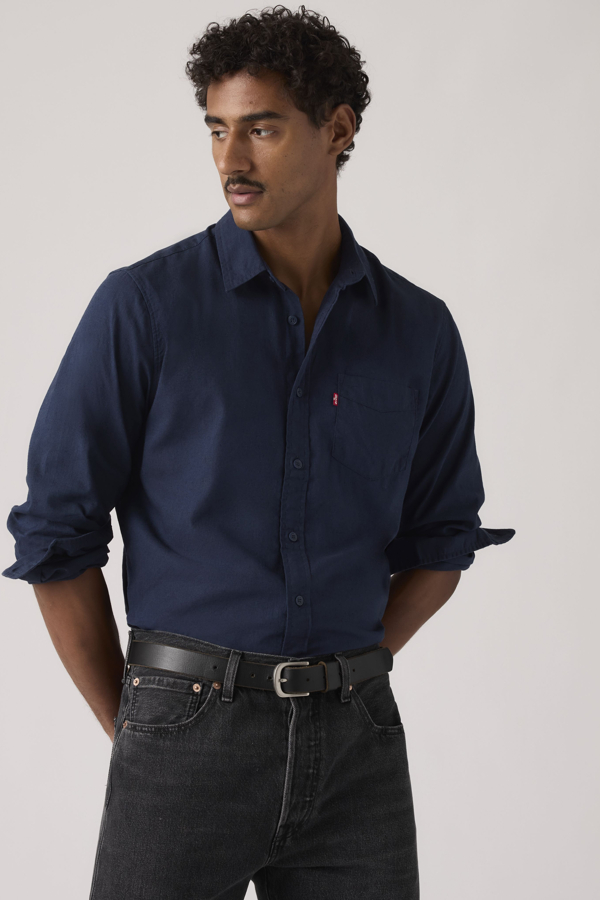 Levi's Classic Standard Fit overhemd met zak - Men's - S -