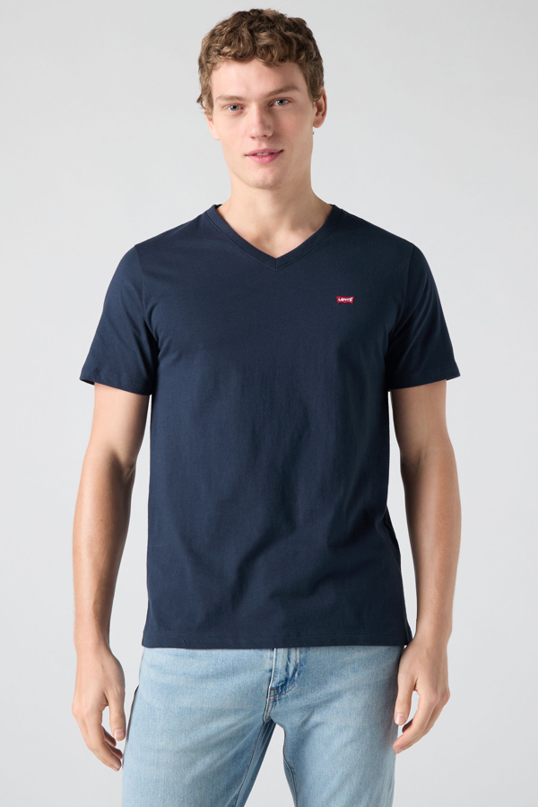 Levi's Classic Housemark T shirt met V hals - Men's - S -