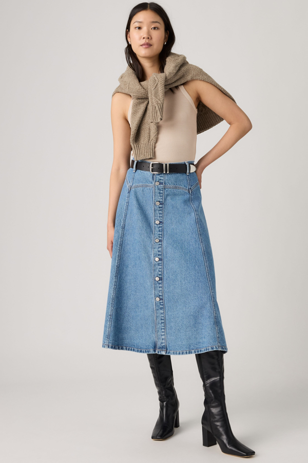 Levi's Yoked Western Skirt - Women's - 32 -