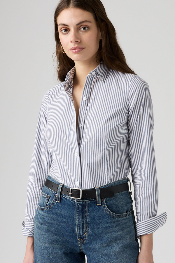 Levi's Slim Poplin Shirt - Women's - L -