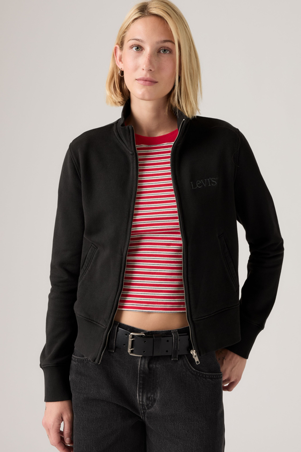 Levi's Graphic Slim Fit Full Zip Sweatshirt - Women's - S -