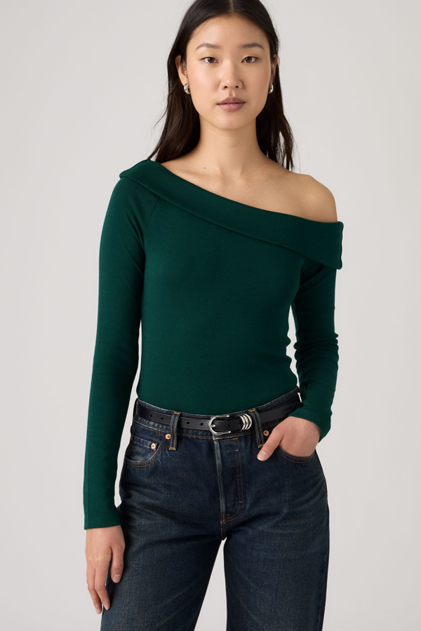 Levi's Clara Off Shoulder Long Sleeve Top - Women's - XS -