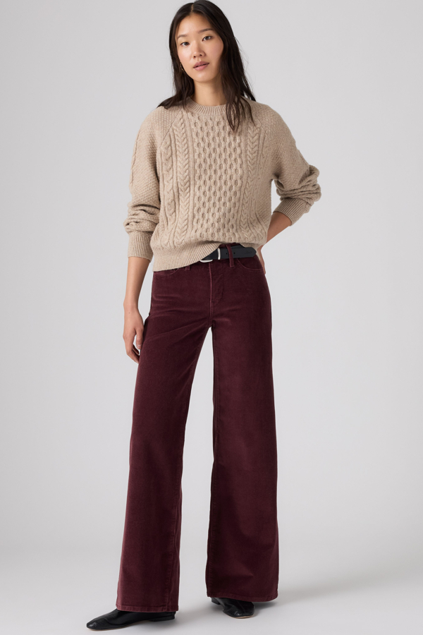 Levi's 318 Shaping Wide Leg Corduroy Pants - Women's - 28X32 -
