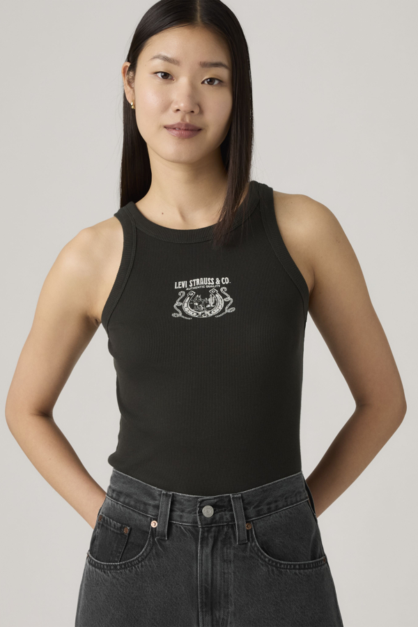 Levi's Essential Racer tanktop met print - Women's - L -