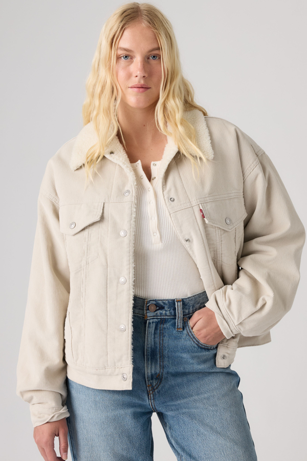 Levi's Corduroy '90s Sherpa Trucker Jacket - Women's - L -