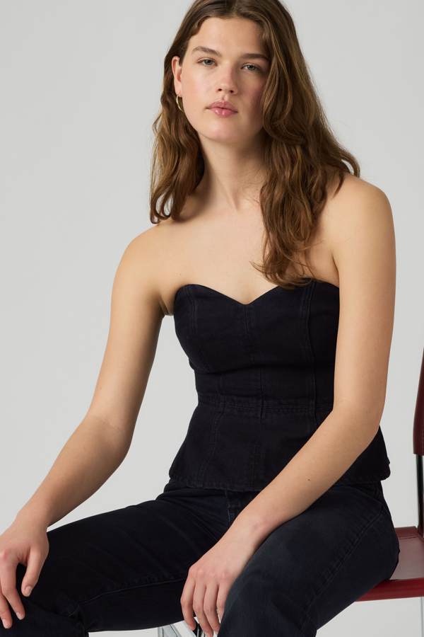 Levi's Sweetheart bustier - Women's - L - Zwart / Slight Night