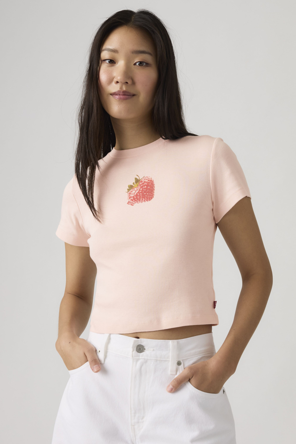 Levi's Essential Sporty T shirt met print - Women's - L -