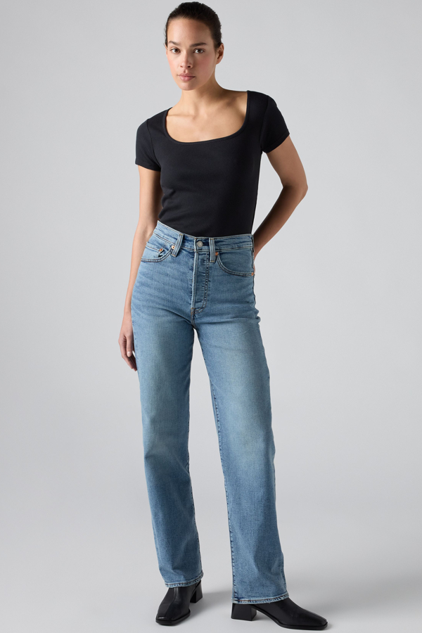 Levi's Ribcage Full Length Jeans - Women's - 26X32 -