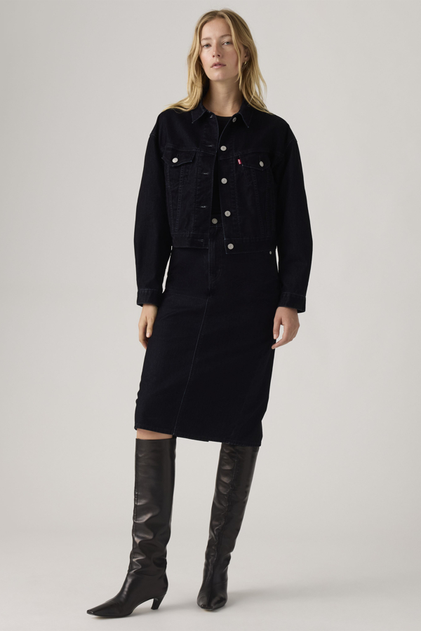 Levi's High Rise rok met split achteraan - Women's - 25 -