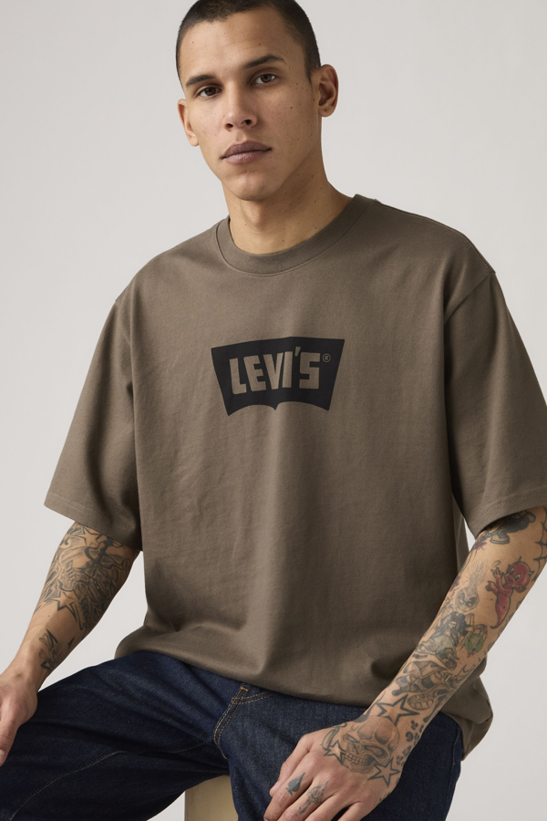 Levi's T shirt met halflange mouwen - Men's - L -