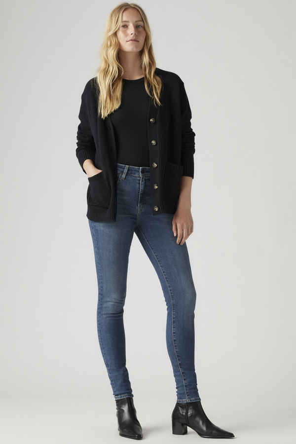 Levi's 721 skinny jeans met hoge taille - Women's - 28X28 -