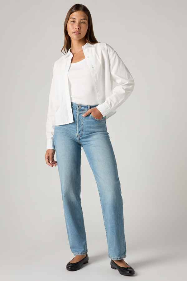 Levi's Ribcage jeans met rechte pijpen tot de enkel - Women's - 31X29 -