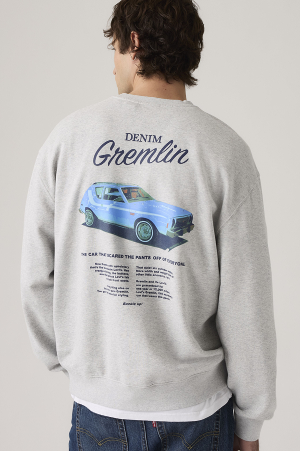 Levi's Relaxed sweater met ronde hals en print - Men's - XL -