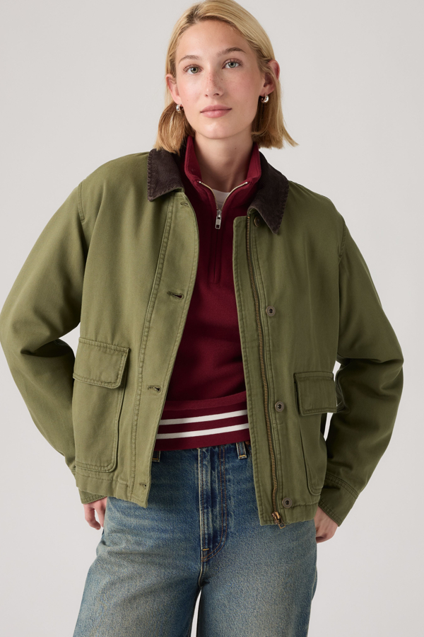 Levi's Bree Cropped Chore Jacket - Women's - S -