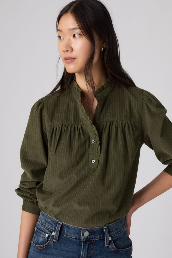 Levi's Perla Long Sleeve Blouse - Women's - L -