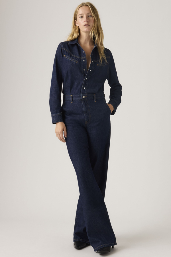 Levi's Rinoa Lightweight jumpsuit met wijde pijpen - Women's - S -