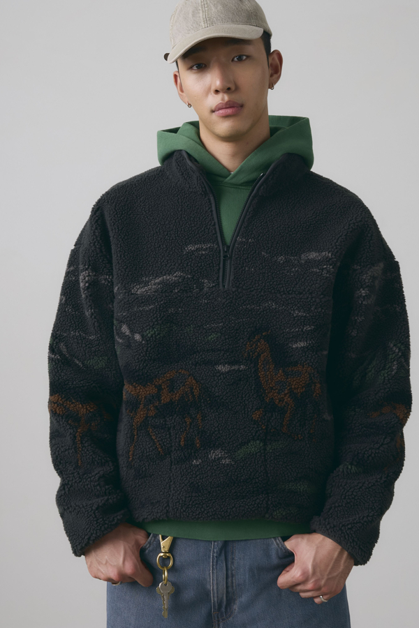 Levi's Idyllwild Sherpa Popover Sweatshirt - Men's - M -