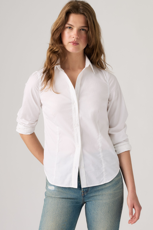 Levi's Slim Poplin Shirt - Women's - S -