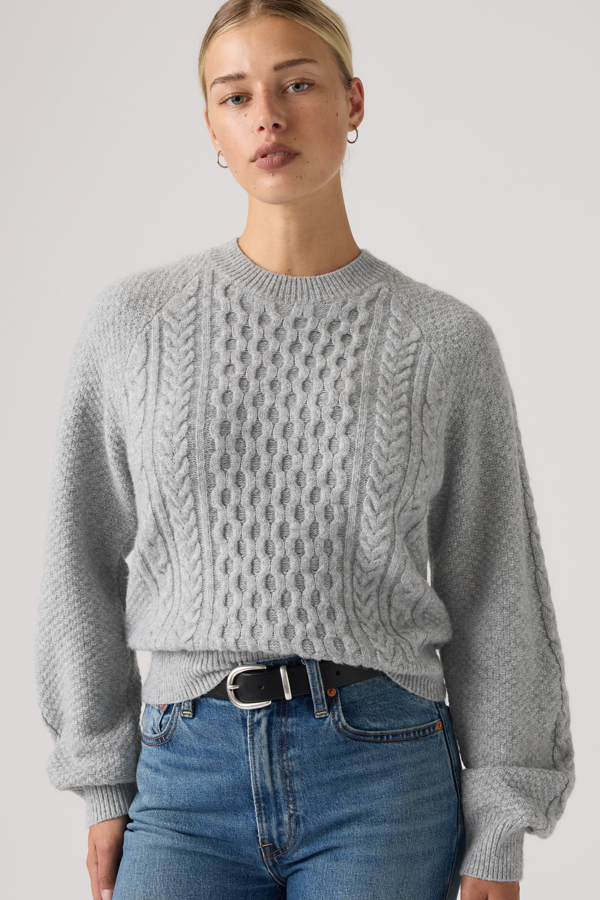 Levi's Jolie Cable Crewneck Sweater - Women's - S -