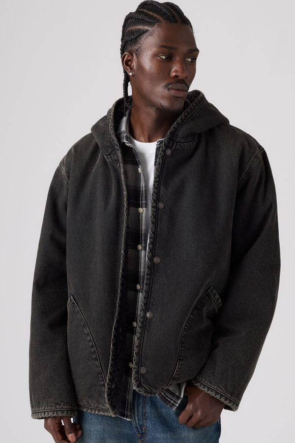Levi's Deck Hoodie Sherpa Jacket - Men's - S -