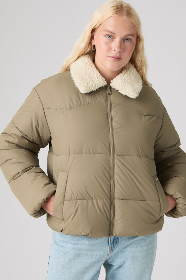 Levi's Palmer Sherpa Puffer Jacket - Women's - M -