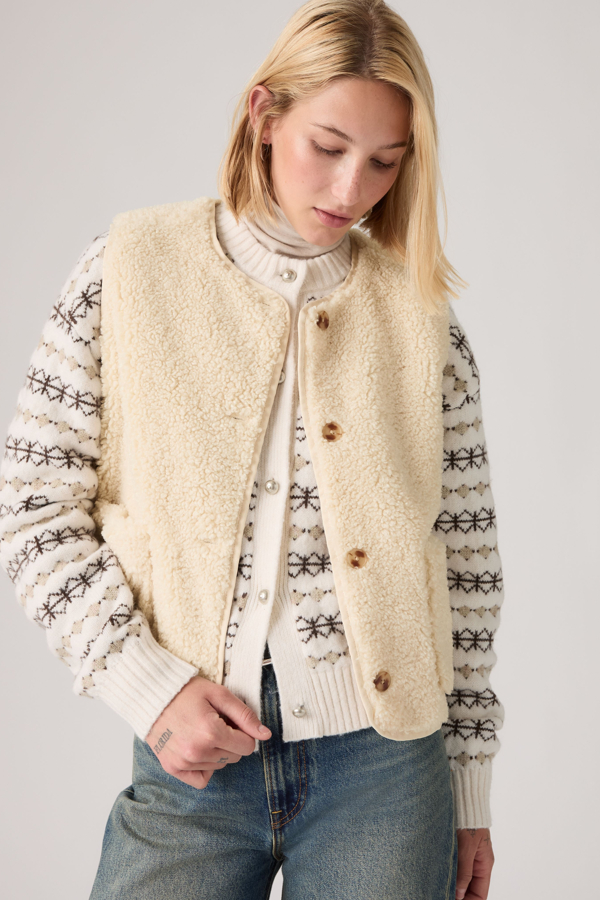 Levi's Rema Sherpa Vest - Women's - L -