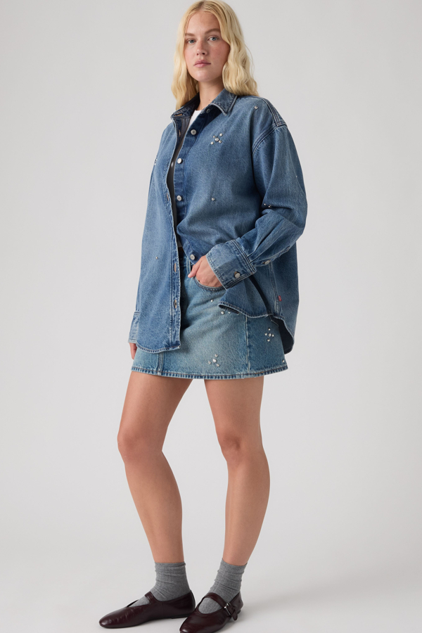 Levi's Jordan Lightweight Denim Shirt - Women's - M -